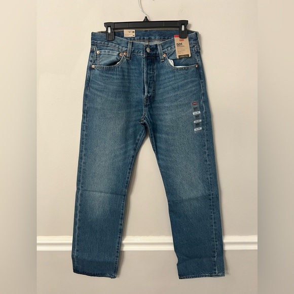 NEW LEVIS 501® ORIGINAL FIT MEN'S JEANS Size:31x30 - Picture 5 of 8